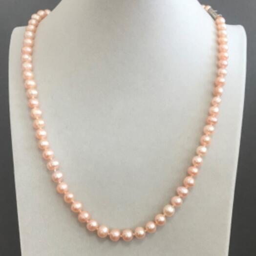 Ожерелье из натурального жемчуга