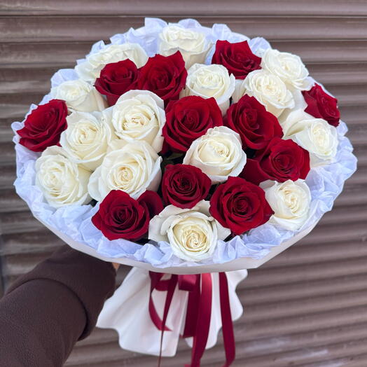 Красно-белый 🥰Восторг 🥰 от Fkus Cvetoff