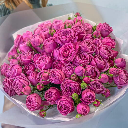 20 roses Misty Bubbles