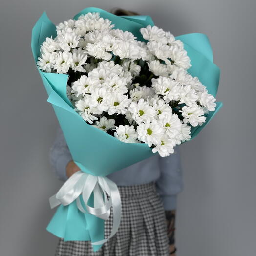 Букет из 7 хризантем ромашек (14)