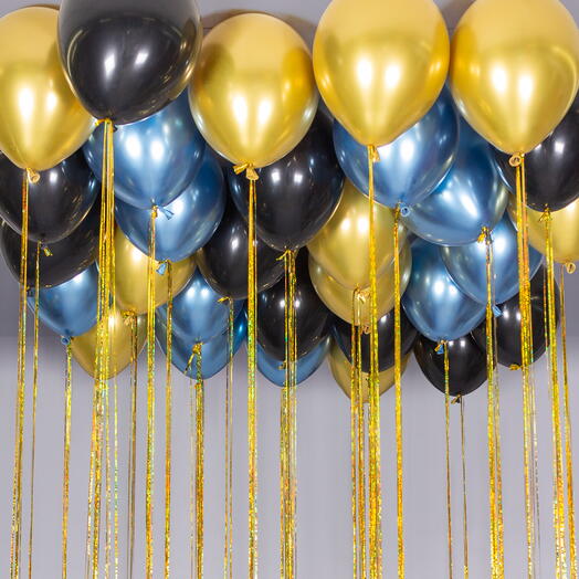 Набор шаров с дождиком «Брутальный микс»