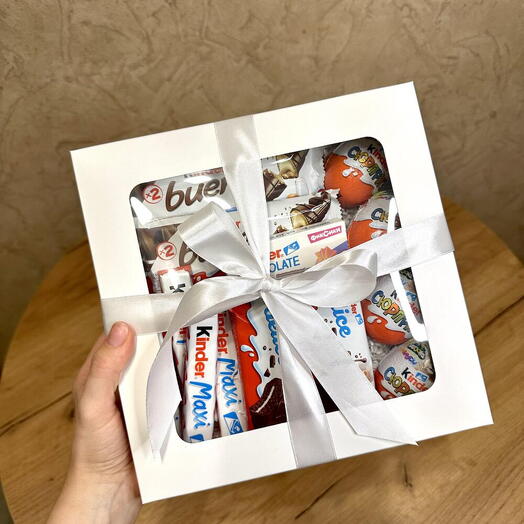 Подарочная коробочка с kinder для мамы