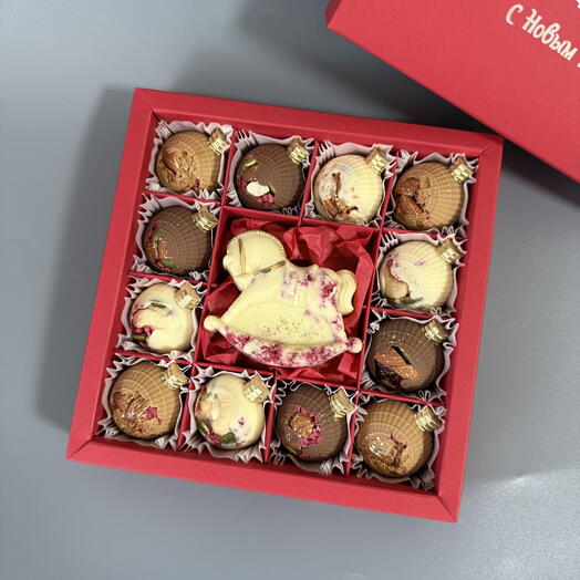 Новогодние конфеты шоколад