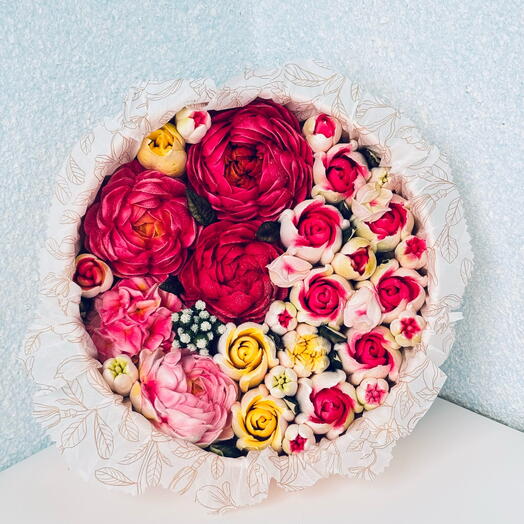 Зефирные цветы 💐
