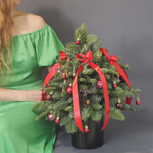 Ёлка декоративная "Ёлочка", нобилис, пихта