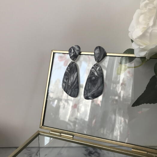 Серьги "Мрамор"