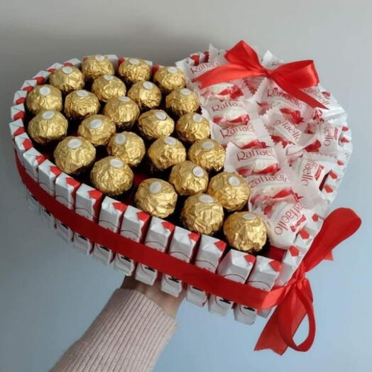 Сердечная шоколадная композиция