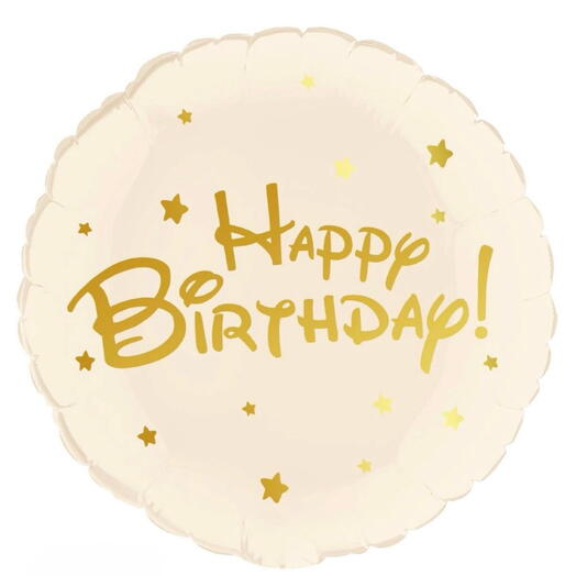 Гелиевый шар Happy birthday 2