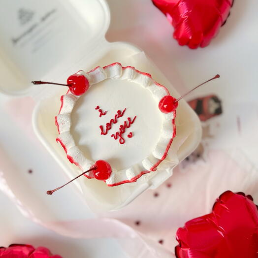 Бенто торт ко дню всех влюбленных, бенто к 14 февраля для парня/девушки