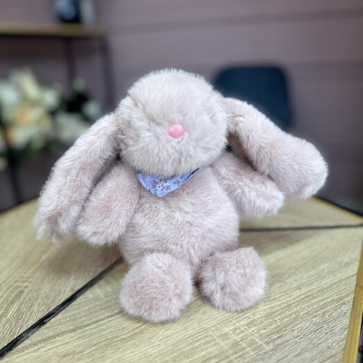Мягкая игрушка «милый зайка розовый»