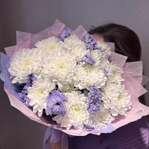 Хризантема со статицей 💜