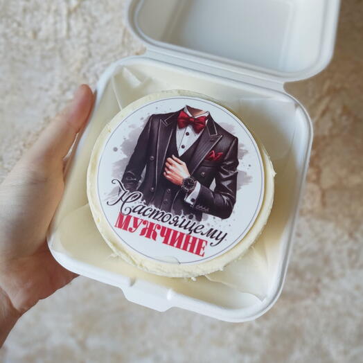 Бенто торт настоящему мужчине на день рождения, юбилей, 23 февраля