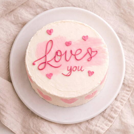 Бенто торт "Love you"