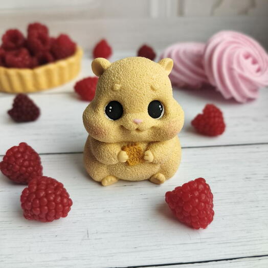 Мыло ручной работы Хомяк с печенкой