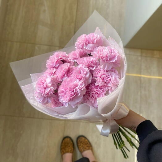 15 розовых диантусов 🎀