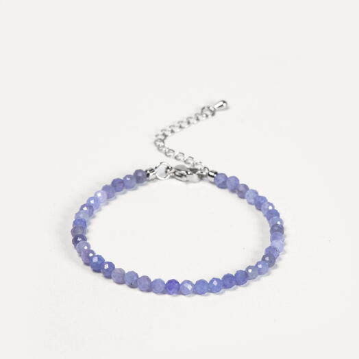 Браслет Ирис Танзанит Rh+ 19 см (BRA1142)