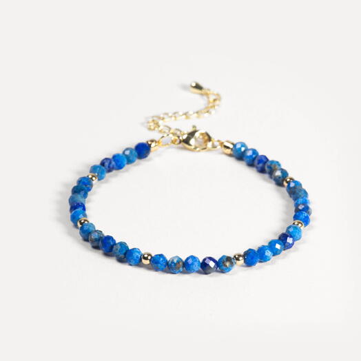 Браслет Седум Лазурит 14K 19 см (BRA1152)