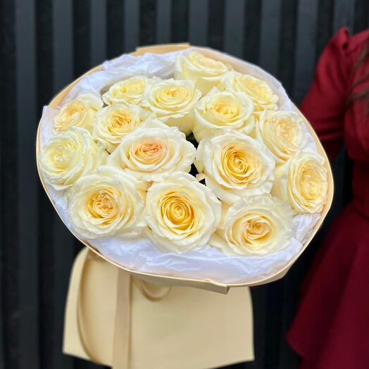 15 роз в оформлении 🐣💛