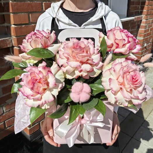 Французские розы эсперанс, рускус, лагурус и хлопок💖