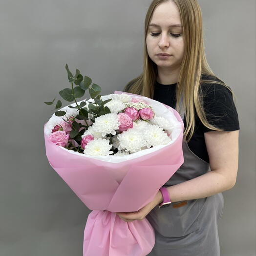 Букет Малиновый