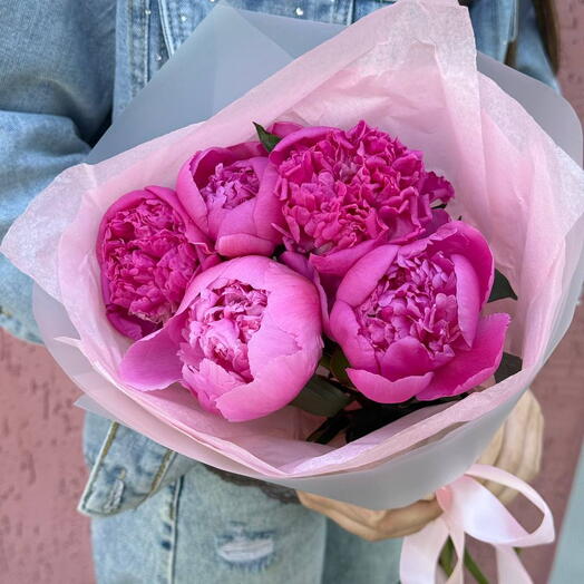Букет ароматных пионов 💞