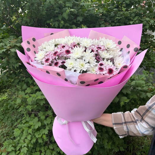 Стильный из хризантем