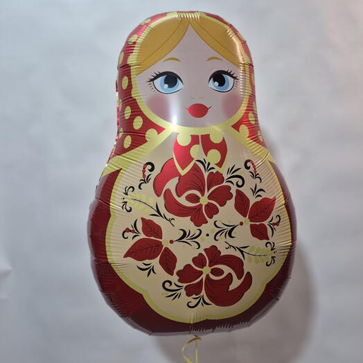 Шар (42 /107 см) Фигура, Матрешка