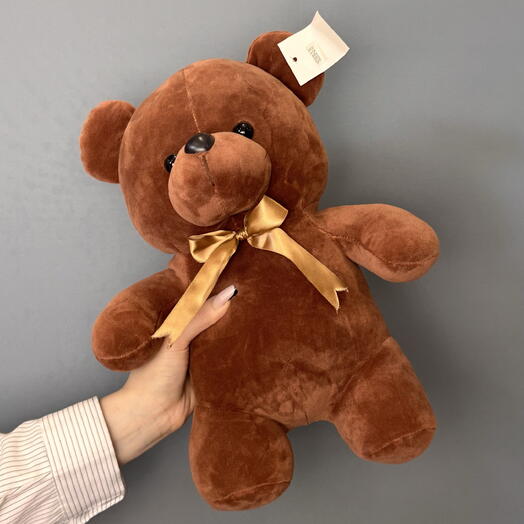 Игрушка средний мишка шоколадный