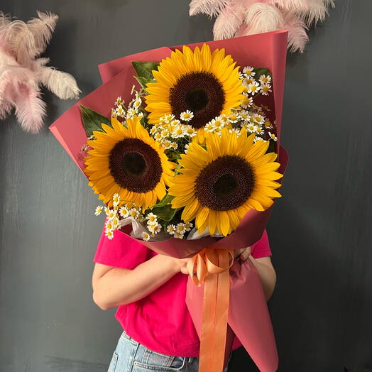 Подсолнухи букет 🌻🌻🌻