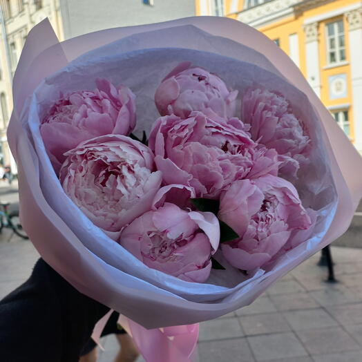 Пионы в букете