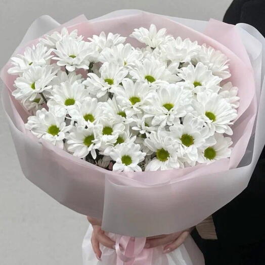 букет из 9 хризантем