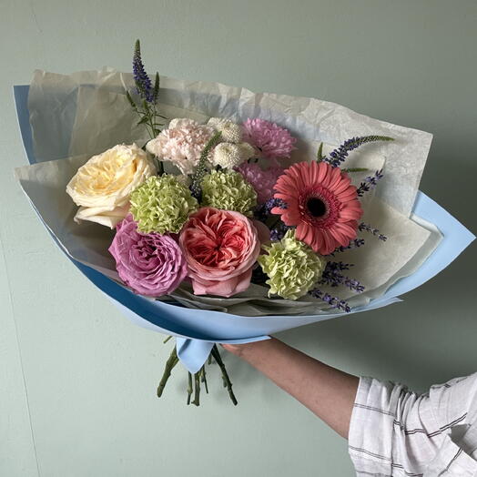 Авторский дофаминовый букет 💐 с ароматом лаванды