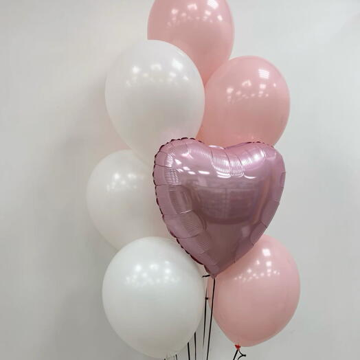 Фонтан шаров для девушек на день рождения 🌸🩷