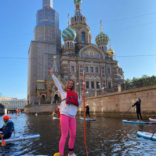 Подарочный сертификат «Прогулка на Sup-серфе» (ПАКЕТ 1, 1 человек)