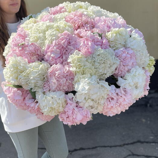 51 гортензия 💗WOW букет 🩷