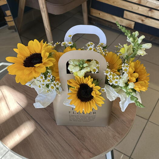Сумочка с подсолнухами 💛