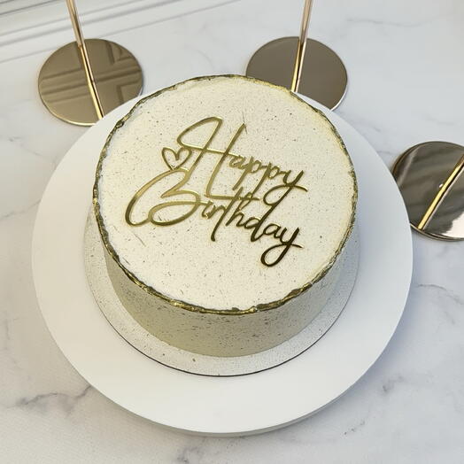 Торт на день рождения «Happy birthday»