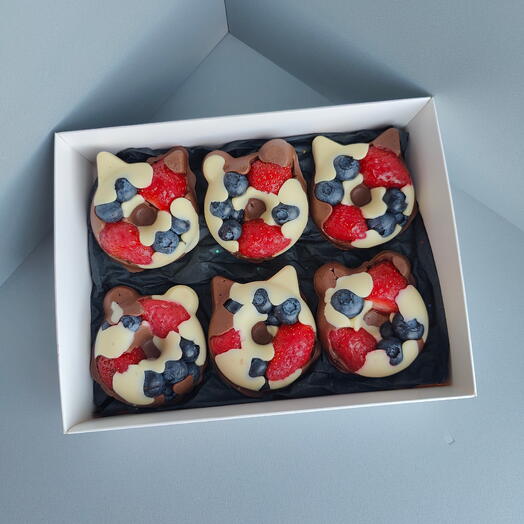 ‼️Трендовые шоколадные пончики с ягодами🍓‼️