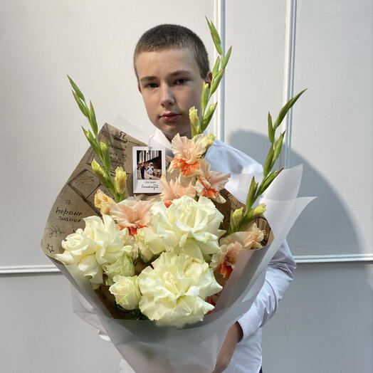 Букет дизайнерский для  педагога