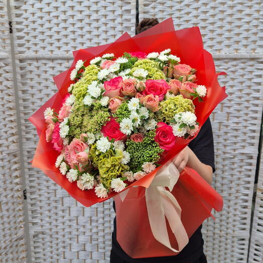 Bouquet 3 💚 (астра и целозия)
