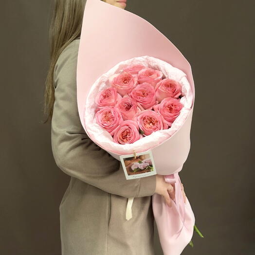 Букет из пионовидных роз 498