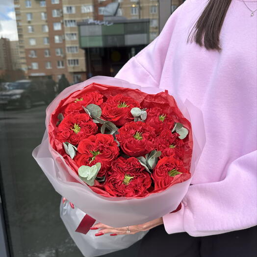 Букет из роз "Бархат"
