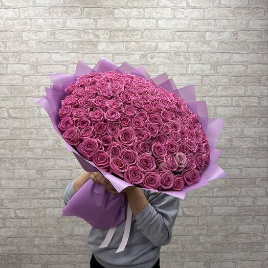 Розовые розы 101шт 💕💕💕