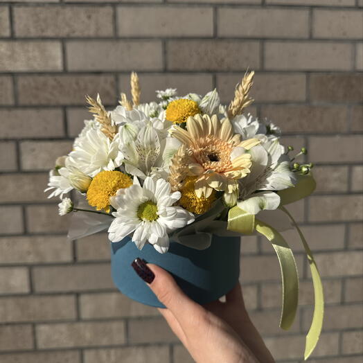 Воздушная композиция в полевом стиле🌾🌼