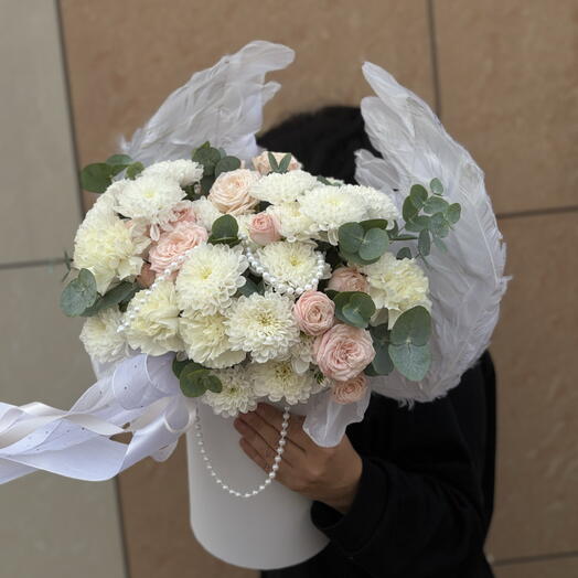 Коробка с крыльями ангела