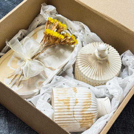 Подарочный набор «Marble   Gold»