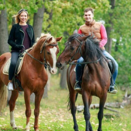 Свидание в конном клубе для двоих
