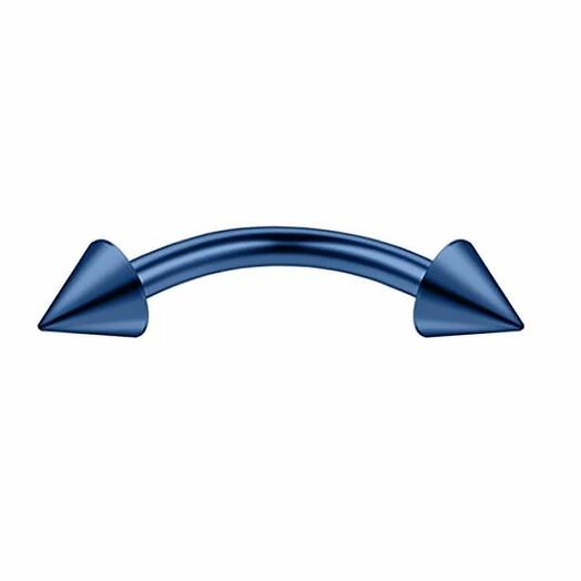PR-BN-020 Пирсинг банан стрелки синий