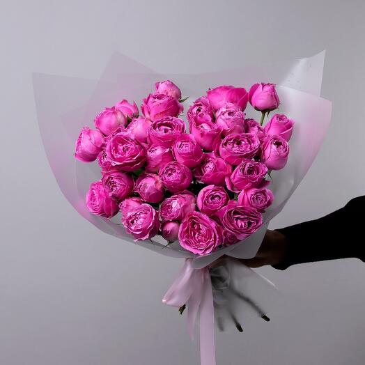 Ramo de rosas peonías