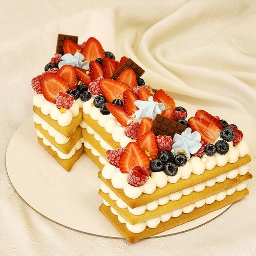 Number honey cake